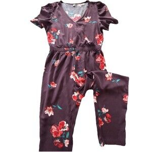 Floral V-Neck Jumpsuit